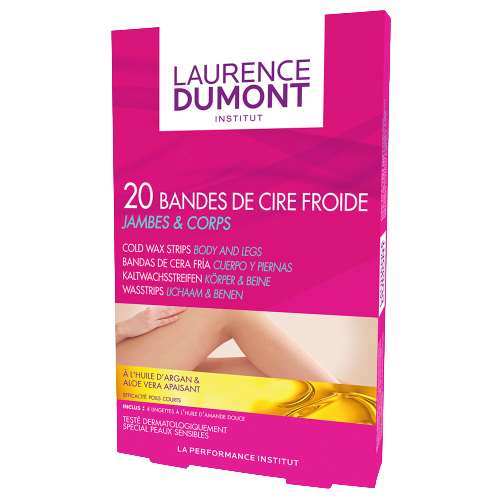 20 Bandes de Cire Froide - Jambes & Corps