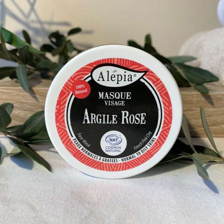 Argile rose naturelle pour masque visage