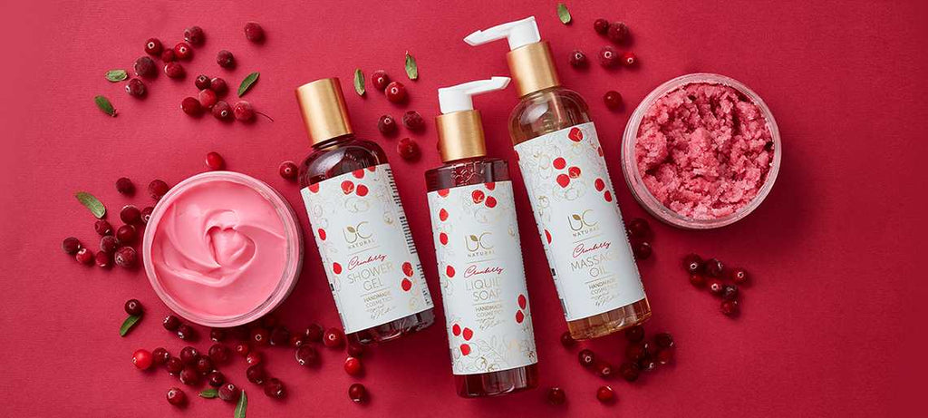 Gel douche au Cranberry