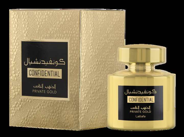 Eau de parfum Confidential Private Gold by Lattafa